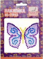 Fancy Creative FD070012 Наклейка из страз металлик сова, 7,5х7 см, полимерная, п/п с е/п fancy creative