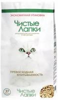 Чистые Лапки наполнитель древесный 37 л/13,5 кг