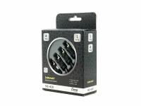 Межблочный кабель SWAT SIC-410 4RCA-4RCA, 1 метр