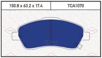 Колодки тормозные дисковые перед TATSUMI TCA1070