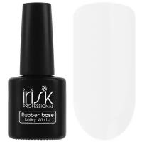 База каучуковая камуфлирующая для ногтей Irisk Rubber Base Milky White, 10 мл