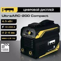 Сварочный аппарат инверторного типа Кедр UltraARC-200 Сompact, TIG, MMA