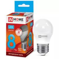 Лампа светодиодная IN HOME LED-VC 720lm, E27, P45