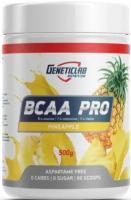 Аминокислоты BCAA (БЦАА), Geneticlab Nutrition, BCAA Pro, 500 г, Ананас