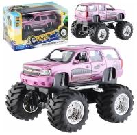 Модель машины 1:34-39 Chevrolet Tahoe Big Wheel Monster (47002S)