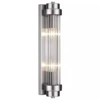 Odeon Light 4823/2W WALLI ODL21 517 никель/прозрачный Настенный светильник E14 2*40W LORDI