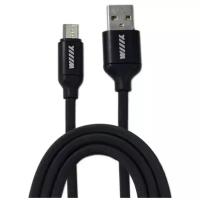 Кабель WIIIX USB - microUSB (CB120-UMU-10), 1 м, черный