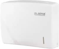 Диспенсер для полотенец Лайма Laima Professional Original (Система H2) Interfold, белый, ABS-пластик, 605759