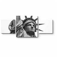 Модульная картина Величественная статуя Свободы 160x69