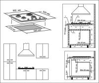 Варочная панель газовая De⠀Luxe TG4 750231 f-040