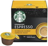 Кофе в капсулах STARBUCKS Blonde Espresso Roast DG, 12кап/уп,1 уп
