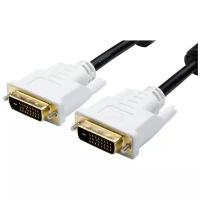 Кабель Atcom DVI - Dvi, 1.8м, 2 феррита, 24 pin (at8057)