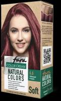 Стойкая крем-краска для волос Fara Natural Colors Soft тон 324 Темный рубин 6.6