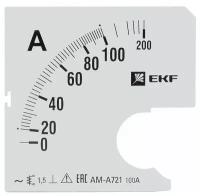 Шкала сменная для A721 100-5А-1,5 EKF PROxima