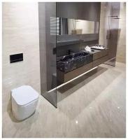 Плитка Porcelanosa Travertino Medici Brillo 45x120 P3580016 мрамор гладкая, глянцевая изностойкая