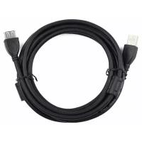 USB удлинитель Cablexpert CCF2-USB2-AMAF-10, 3 м, экран, 2 феррит.кольца