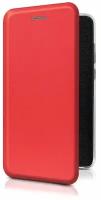 Чехол-книжка на Xiaomi Redmi Note 10T/Note 10 5G/Poco M3 Pro / Сяоми Редми Нот 10Т/Нот 10 5G/Поко M3 Про из эко-кожи красная, с магнитом
