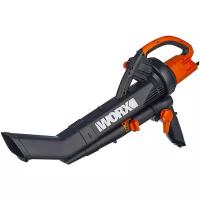 Электрический садовый пылесос Worx WG505E, 3000 Вт