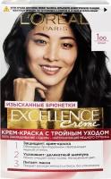 Крем-краска для волос Loreal Paris Excellence creme 100 Черный