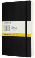 Блокнот Moleskine Classic Soft Expanded Large, 200 листов, в клетку, 13 х 21 см, черный