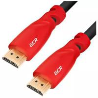 Кабель GCR HDMI - HDMI (GCR-HM3), 3 м, 1 шт., красный