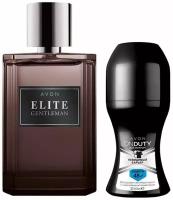 Туалетная вода Avon Elite Gentleman для него, 75 мл + дезодорант (OnDuty)