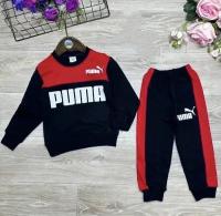 Костюм спортивный с надписью PUMA 98 см (красный)