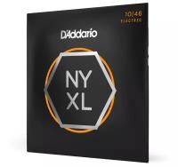 NYXL1046 NYXL Комплект струн для электрогитары, никелированные, Regular Light, 10-46, D'Addario