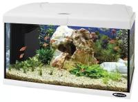 FERPLAST Стеклянный аквариум Capri 60 Led (60 л, белый) со светодиодной лампой, внутренним фильтром и нагревателем (65016111)