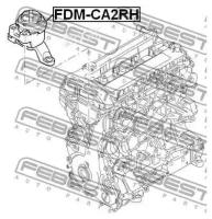 Подушка двигателя правая (гидравлическая) FEBEST FDM-CA2RH