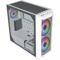 Корпус ATX Cooler Master HAF500, Midi-Tower, без БП, белый [h500-wgnn-s00]