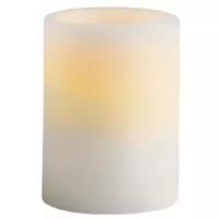 Свеча светодиодная, цвет - белый, высота 10 см, 066-32