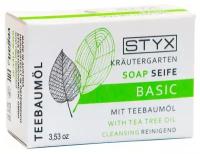 Натуральное косметическое мыло Styx Krautergarten Soap With Tea Tree Oil /100 мл/гр