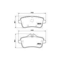 Колодки торм. для а/м Mercedes ML (W166) (11-)/GL (X166) (15-) диск. зад. (PF 4068)