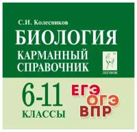 Колесников Сергей Ильич "Биология. 6-11 классы. Карманный справочник"