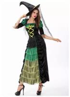 Карнавальные костюмы и аксессуары для праздника Ведьма дама дома дракулы женский M8640 ChiMagNa 42-44рр S/M