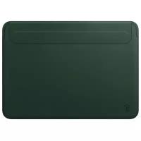 Чехол конверт WIWU Skin New Pro 2 для MacBook Pro 16" 2021 (M1 Max, M1 Pro) / HUAWEI / HONOR / ASUS / ACER (Green)