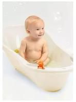 Ванна детская с клапаном для слива воды 100 см цвет бежевый