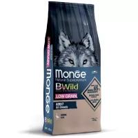 Сухой корм Monge BWild Low Grain Dog Adult Goose для взрослых собак всех пород, с мясом гуся 12 кг