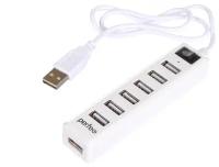 Хаб USB Perfeo PF-H034 7 Ports White PF_C3226