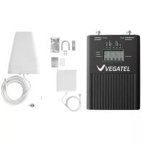 Комплект Vegatel VT2-1800/3G (дом, LED) усилитель сигнала 2G DCS (GSM) 1800МГц 3G UMTS 2100МГц 4G LTE 1800Мгц (вегател)