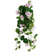 Декоративное искусственное растение "Розовая герань"