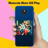 Силиконовый чехол на Motorola Moto G9 Play Друзья / для Моторола Мото Джи9 Плэй