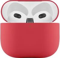 Ультратонкий силиконовый чехол uBear Touch case для AirPods 3, красный