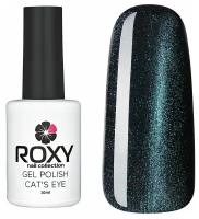 Гель-лак Roxy Nail Collection №279 кошачий глаз 9D Cats Eye (Ночной Нью-Йорк), 10 мл