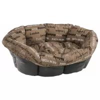 Подушка для собак и кошек Ferplast Sofa Cushion 10 96х71х32 см коричневый с надписями