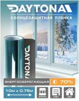 Теплосберегающая пленка на окна Сине-зелёная 70% IR20 (10м х 0.75м)