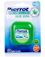 Вощеная зубная нить Pierrot Dental floss с алоэ вера, 50 м