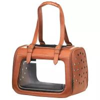 Сумка-переноска для собак Ibiyaya Portico Deluxe Leather 28х28х40 см