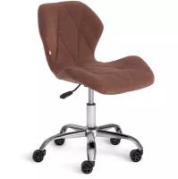 Компьютерное кресло TetChair Selfi флок офисное, обивка: текстиль, цвет: коричневый